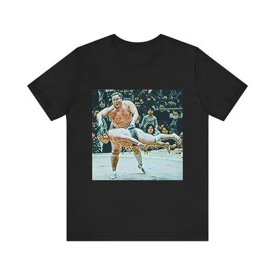 Sumo Wrestling Grafikdruck Rundhals Kunst Unisex Jersey Kurzarm T-Shirt