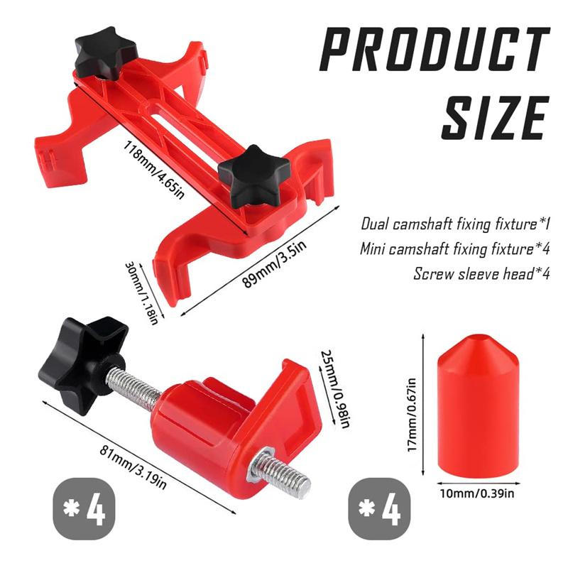 Car Dual Camshaft Fixing Timing Belt Change Locking Engine Tools 1 Set Car Engine Timing Belt Sprocket Gear Locking Tool Kit