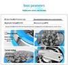 Stainless Steel Wall-Mounted Underwater LED Pool Light, 12V/24V, Remote Control