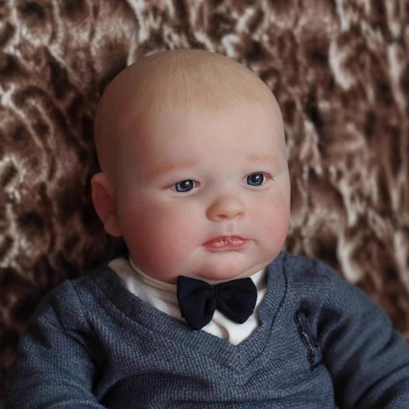 Muñecas de bebé reborn gorditas de 24'' y 60 cm, de tela suave, hechas a mano, con pintura 3D, realistas, para recién nacidos, regalo para el Día del Niño.