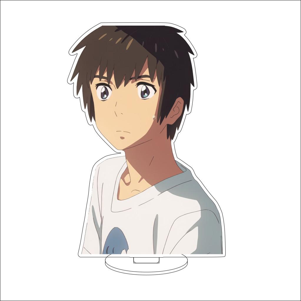 16CM Anime Your Name Cosplay Acrylic Stand Ornaments Okudera Miki Natori Sayaka Tachibana Taki Figure Stand Halloween Gifts