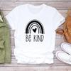 (European Size) 90s Lovely Tee Top Sweet Flower Trend Cute Clothing Short Sleeve Women Print Lady Female Fashion Tshirt Casual Graphic T-shirt