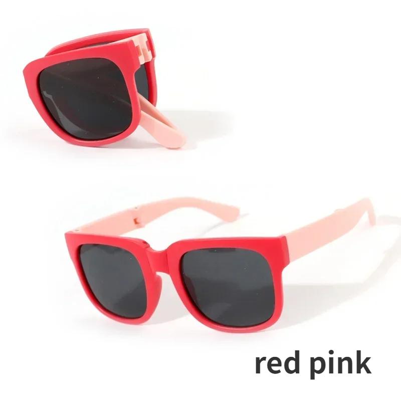 

Складные уличные детские солнцезащитные очки для мальчиков и девочек, брендовый дизайн, портативные квадратные детские очки, детские солнцезащитные очки, уличная защита UV400 As picture shown