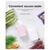 ABMH-Mini Vacuum Sealer Vacuum Compression Bag Food Bag Machine Portable Plastic Bag Clip Sealer Home Vacuum Machine