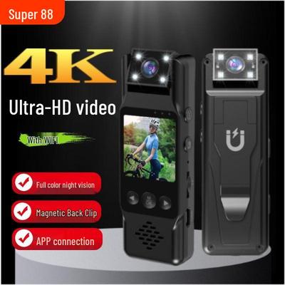 Cámara de Acción DV para Exteriores Ultra HD: Ciclismo, Aplicación de la Ley, Grabación de Audio/Video, Estabilización de Imagen, Visión Nocturna Infrarroja