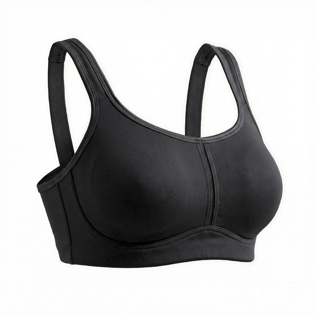 Large size no steel ring no sponge thin bra sports underwear large chest small gathering bra wholesale
