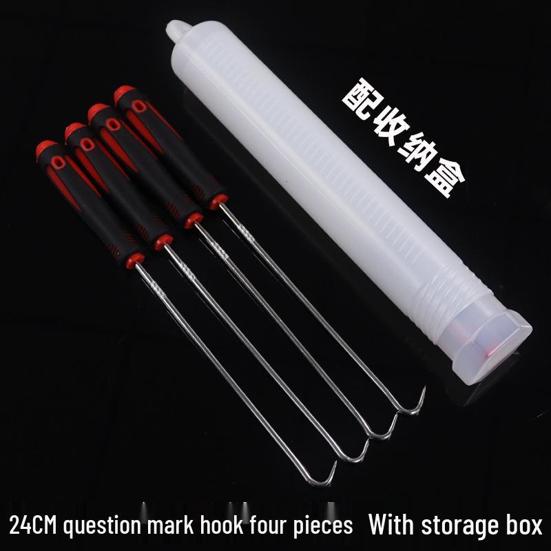 4-Piece Oil Seal Hook and Puller Tool Set for Automotive Repair