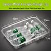 Rectangular Transparent Acrylic Serving Tray