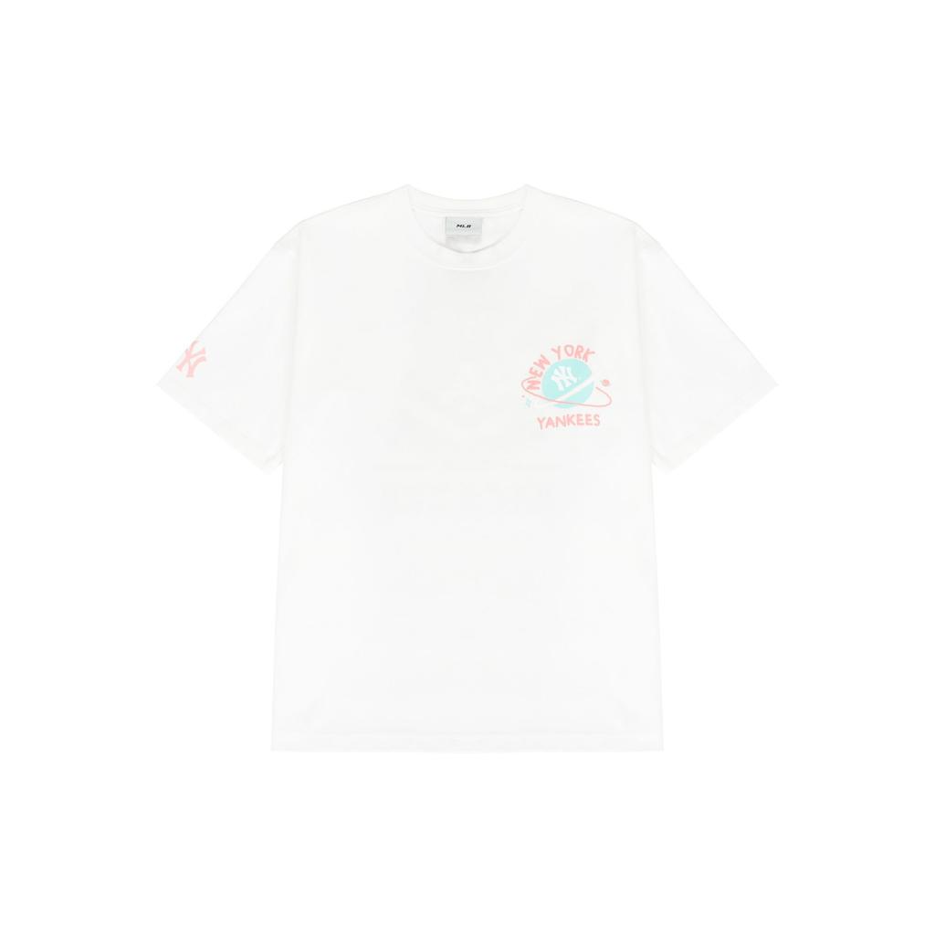 MLB Drop Shoulder Sleeve T-Shirt Unisex Cream 3ATSL4023-50CRS
