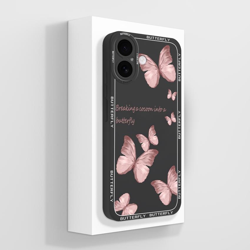 Fashion Soft Phone Cover Suitable For iPhone 17 Pro Max 17Air Shockproof Case Anime Panda Pattern Liquid Silicone High Quality Shell For iPhone Casing