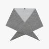 Saint Luxure 100 % Kaschmir Triangle Petite Muffler Grau