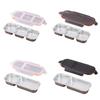 Stainless Food Container 3 Compartment With Resistant Lid Dishwasher Friendly Lunch Storage for Home  Work Travel
