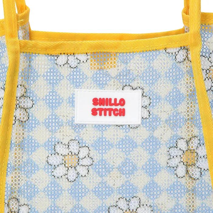 Mesh Beach Bag Daisy Blue