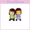 Adorable Peluche de Undertale Frisk Chara Figura Juguete Relleno 20cm Suave Regalo para Niños Navidad