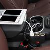 3 Socket Car Charger Adapter Charging Adapter Adapter Socket Splitter Outlet Car Charger with Secure Lock for Phone