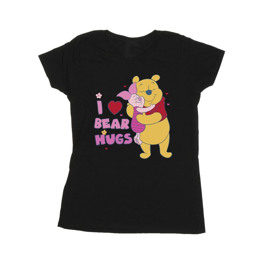 Disney Womens/Ladies Winnie The Pooh Mum Best Hugs Cotton T-Shirt