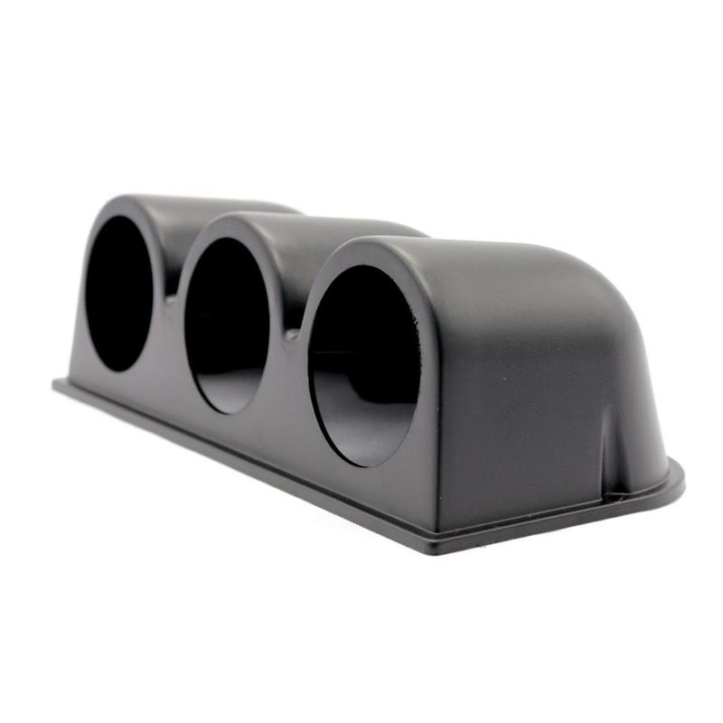 Carbon Fiber Pillar Gauge Pod Holder 52mm Dashboard Gauge Meter Mount for Car Gauges Set for Car