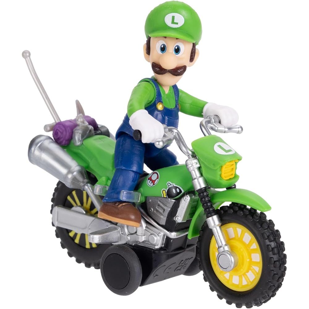 

Sanei Boeki The Super Mario Galaxy Pull Back Cart Luigi Toy Vehicle