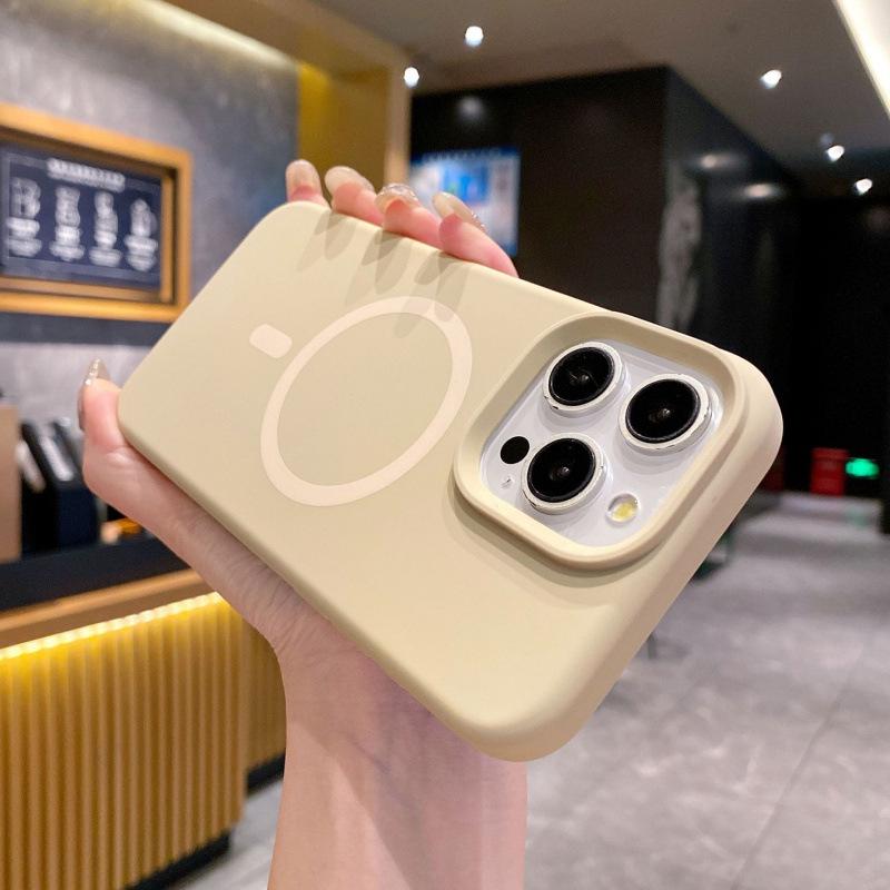 

17 Pro Max Liquid Silicone Magnetic Phone Case: Full Coverage, Anti-Drop, High-End Protection for Apple 16/17 Models 16plus