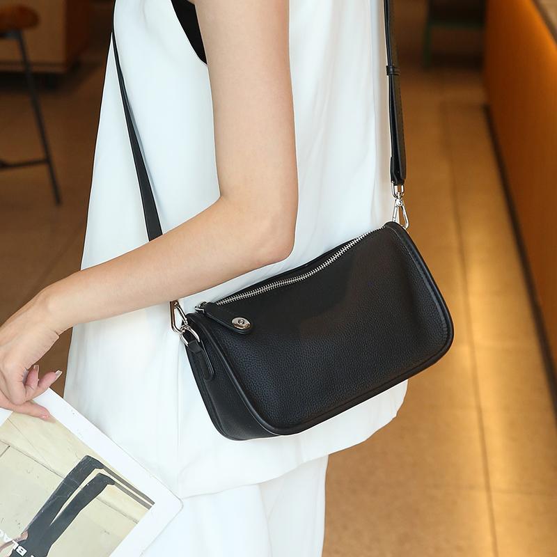 Genuine Leather Bags for Women Shoulder Crossbody Bag Small Bags for Ladies Simple Design