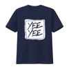 Yee Distressed Square Print T Shirt for Men and Women Fashion Streetwear vintage Washed fashion graphic designer clothes
