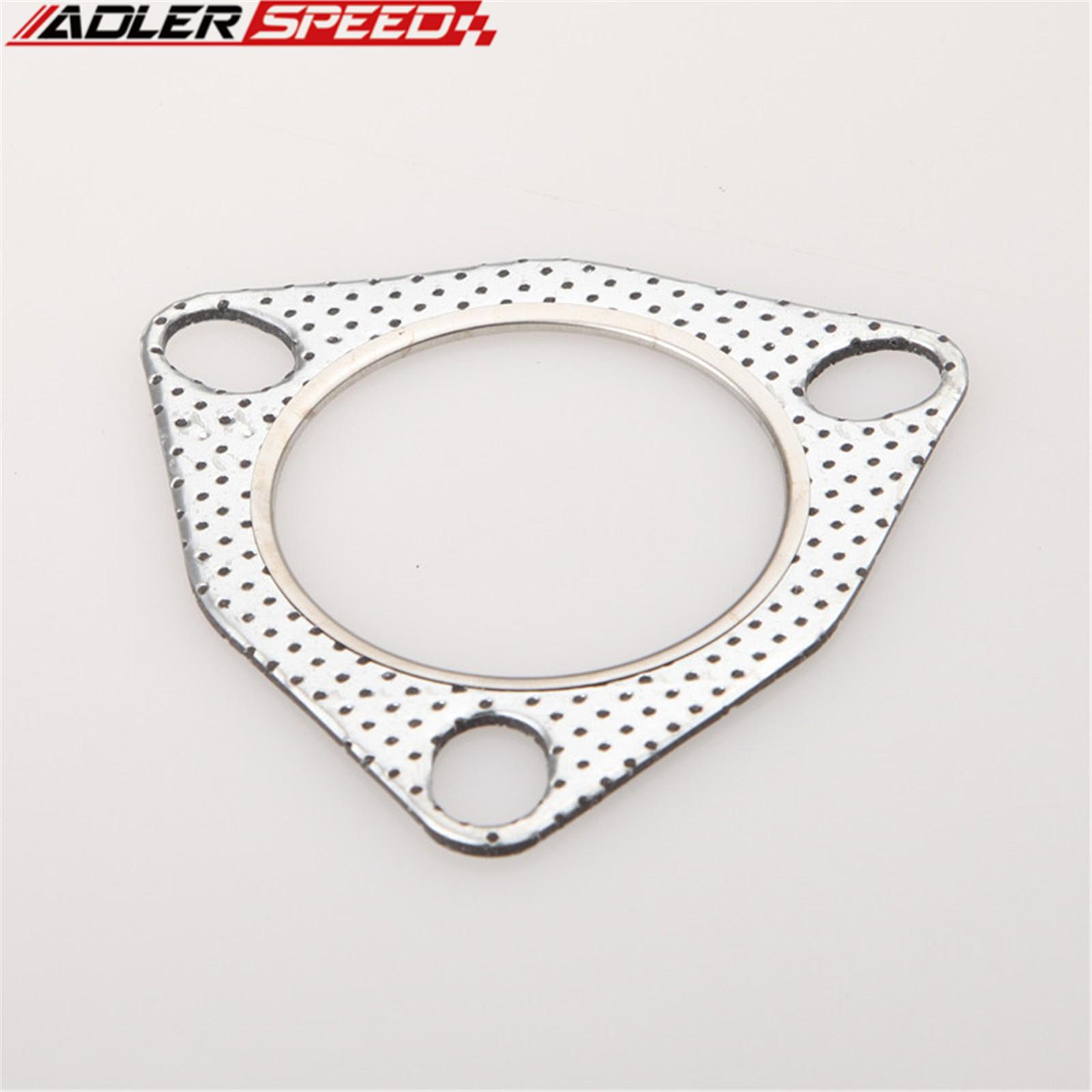 Адаптер фланца и прокладки из нержавеющей стали 2,5 дюйма с 3 болтами для турбо выхлопной трубы Gasket