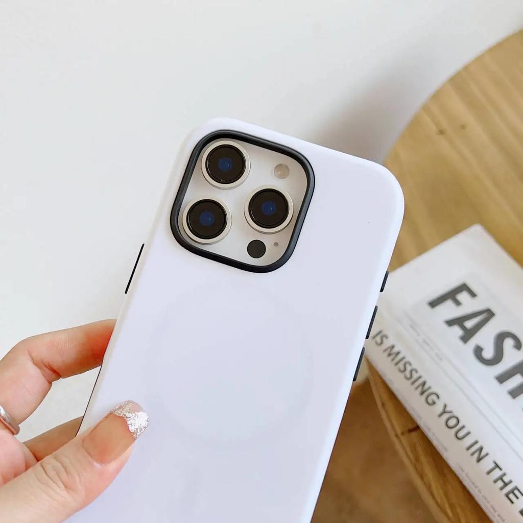 Luxury Clmj Colourful Checkered Stripes Phone Case for iPhone 16 15 14 13 12 11 Pro Max Plus Magnetic Double-layer Cover