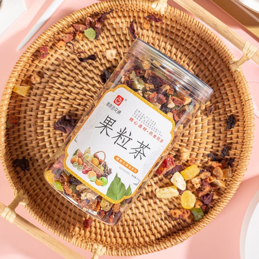 350g Canned Fruit Tea Organic Herbal Blend Pineapple Cantaloupe Healthy Drink