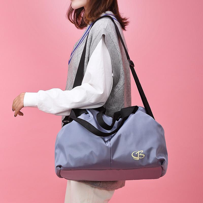 Women's Large Capacity Travel Bag with Wet/Dry Separation - Sports, Fitness, Shoulder, Crossbody & Lightweight Luggage Handbag