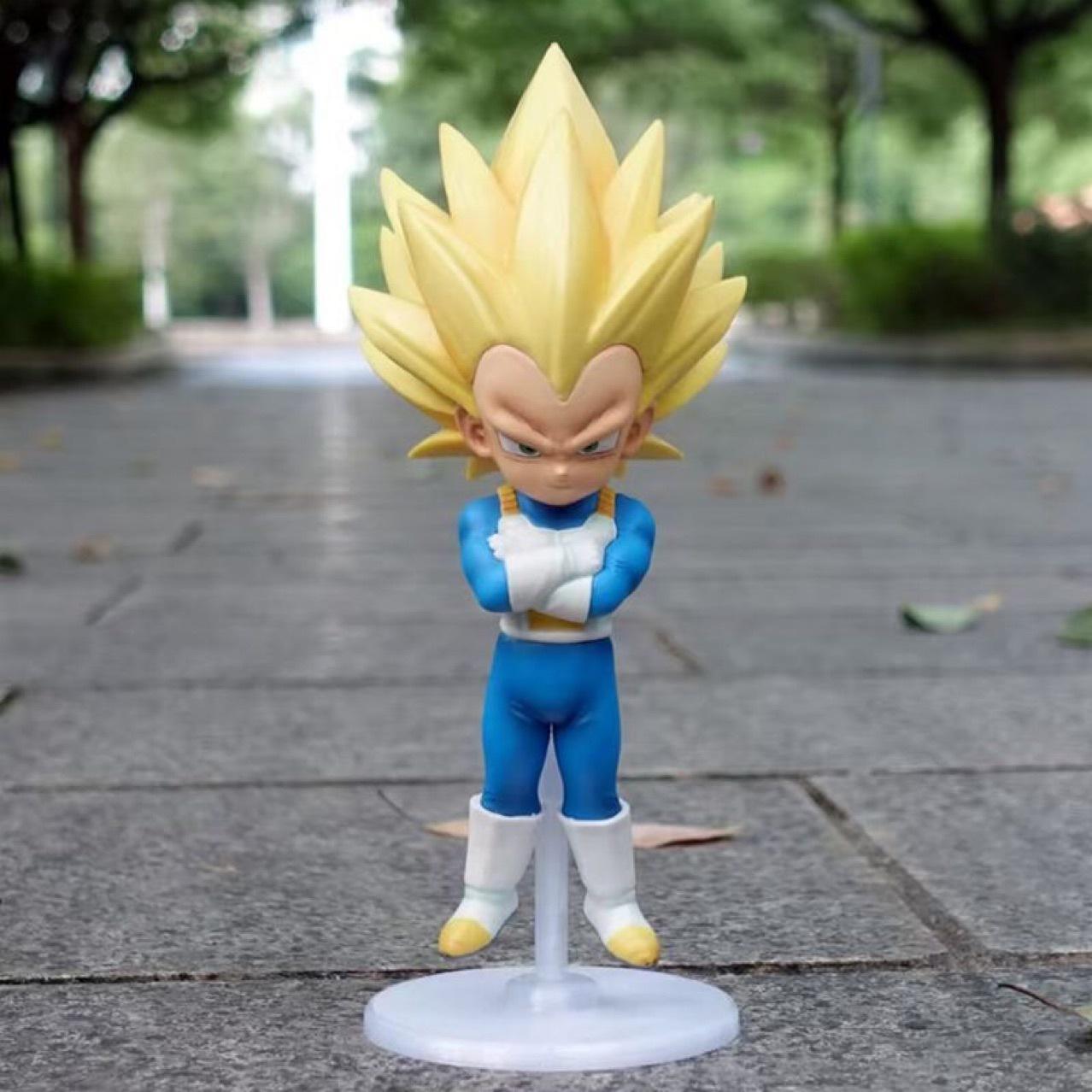 20cm Anime Dragon Ball Gk Super Saiyan Vegeta Action Figurine Pvc Model Gk Statue Collection Toy Gifts