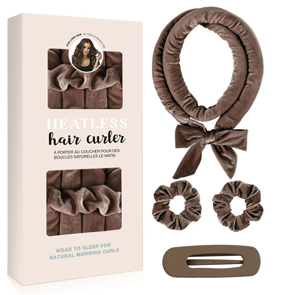 Crossbow Headband Heatless Curling Iron: Lazy Curl Bar for Big Waves & Sleep Styling Hair Roller