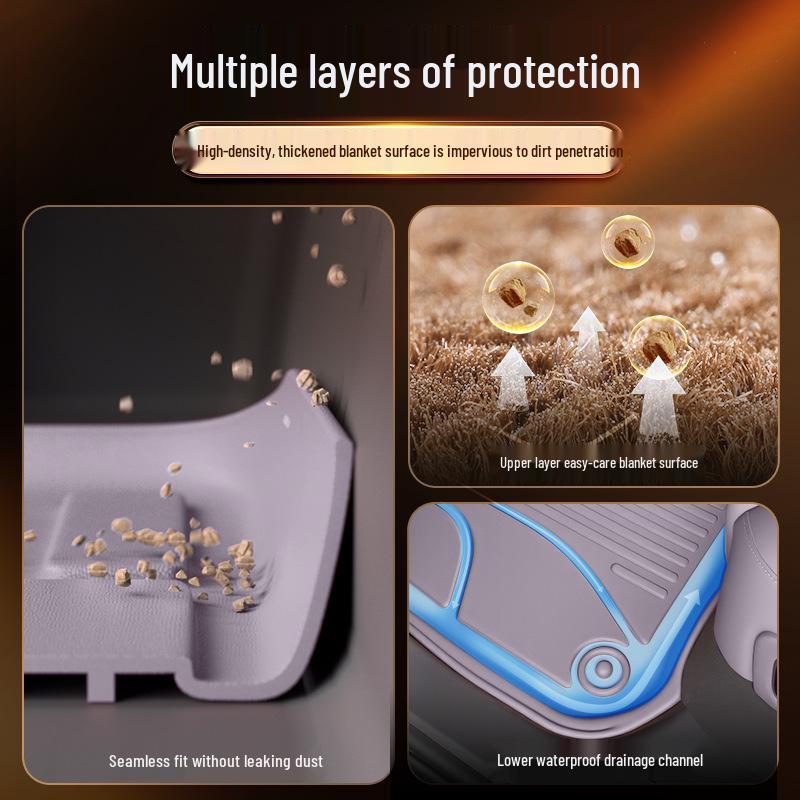 Xiaopeng M03 MAX TPE Floor Mats 2025 Car Interior Accessories