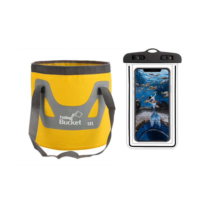 Portable Folding Waterproof Travel Fishing Bucket Bag
