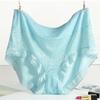 Underpants for Women Low Waisted Briefs with Black Fungus Edges Cute Simple Cotton Breathable Triangle Underwear Panties