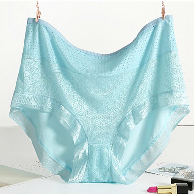 Underpants for Women Low Waisted Briefs with Black Fungus Edges Cute Simple Cotton Breathable Triangle Underwear Panties