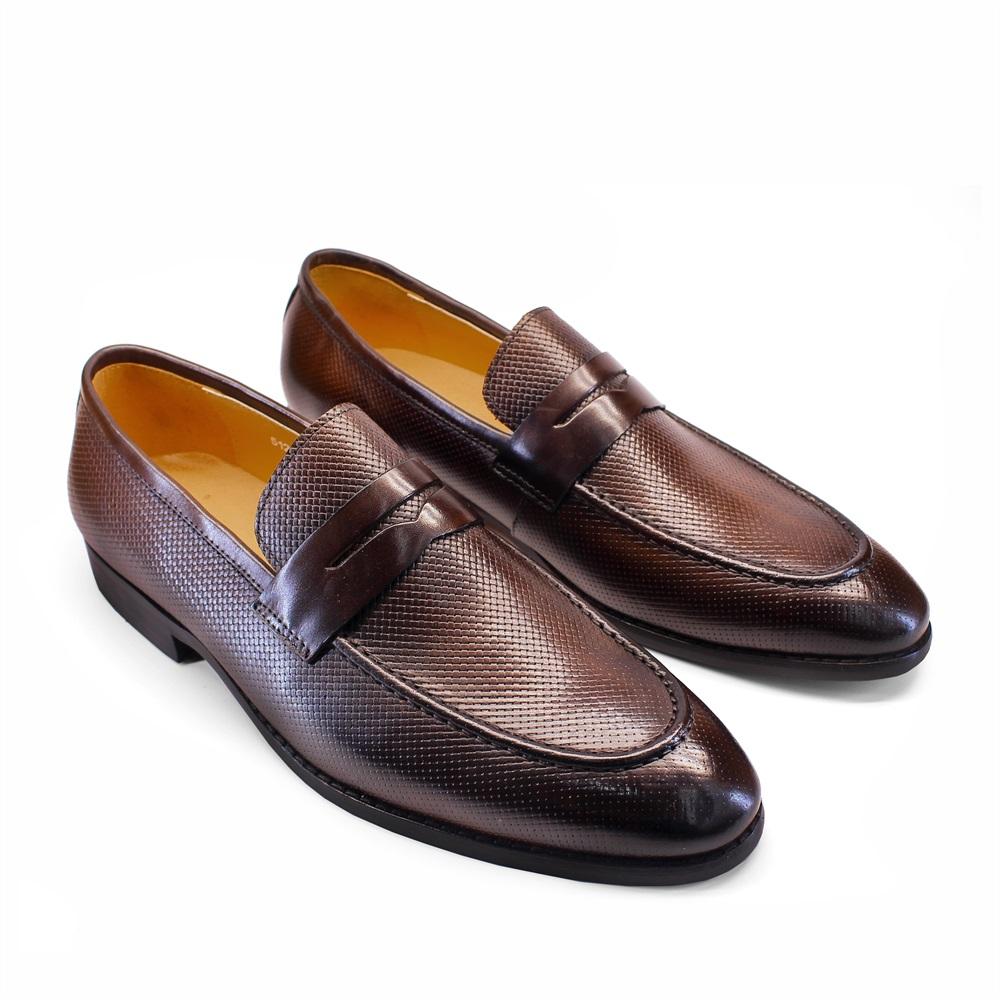 

Модные Удобные Лоферы из Натуральной Кожи Повседневная Обувь с Резиновой Подошвой для Мужчин И Современным Плетеным Узором Размер от 39 до 46 Для Мужской обуви 46 кофейный