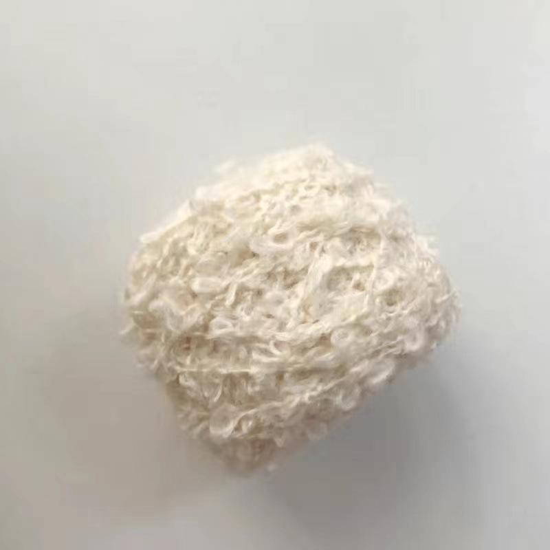 Hand-Knitted Wool Loop Yarn for Doll Hair, DIY Projects, and Scarf/Hat Knitting