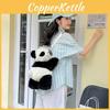 Plush Adorable Panda School Bag Versatile Carry Material Children Teens Bags