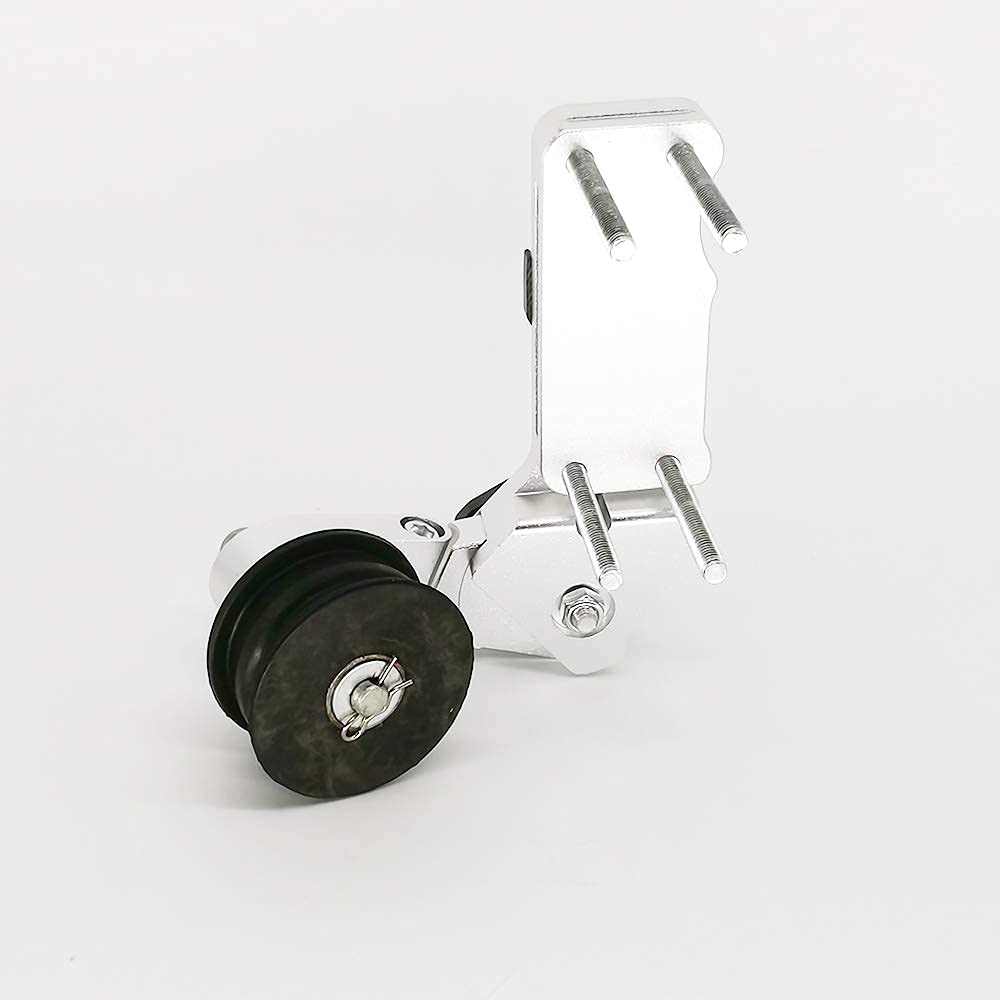 ZSADZS Universal Motorcycle Chain Tensioner CNC Aluminum Alloy Withstand Motorcycle Chain Regulator (Silver)