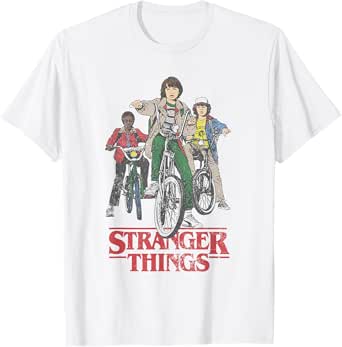Stranger Things Hawkins Bike Riders T-Shirt 130