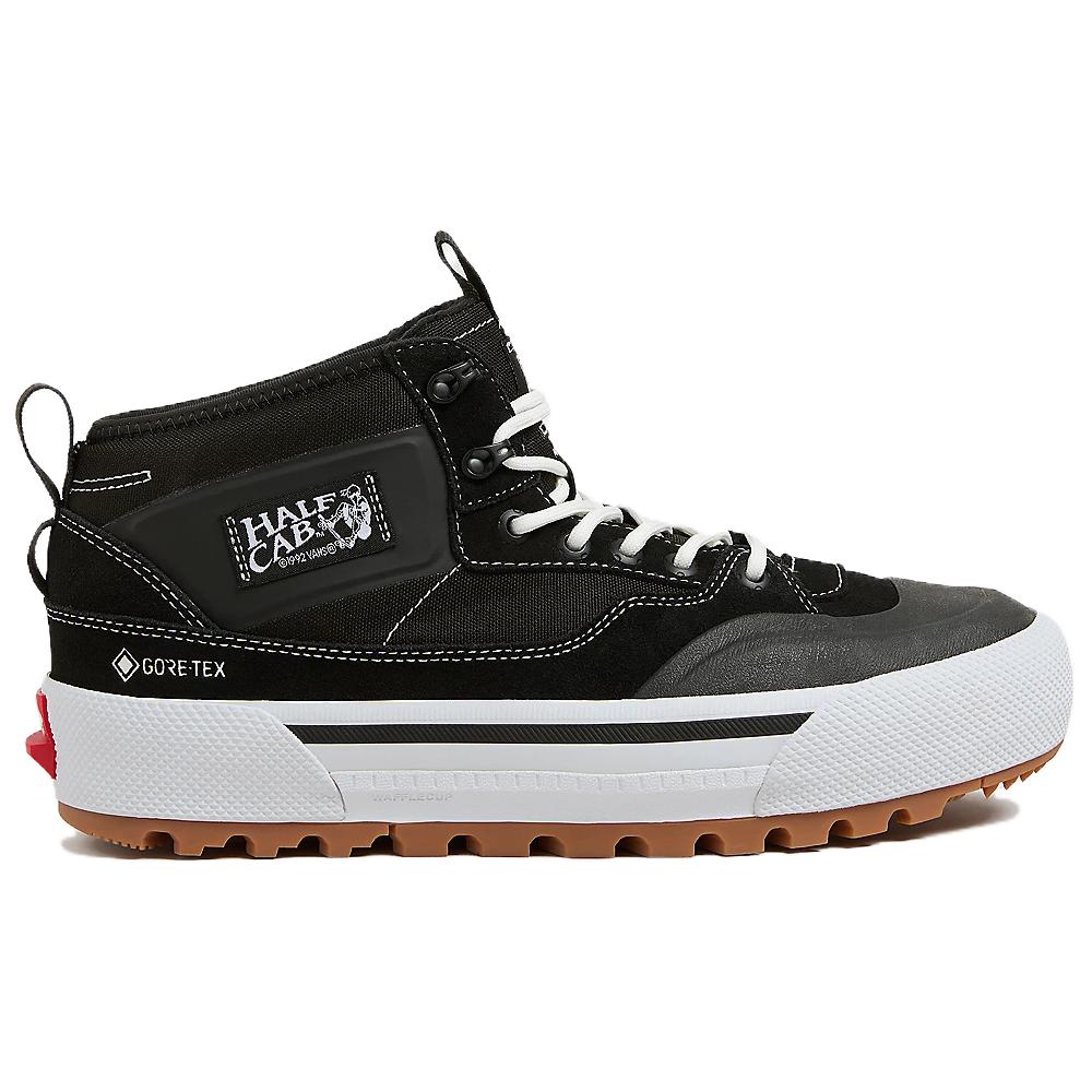 Vans Half Cab Gore-Tex Pohodlné Skate Boty Středního Střihu Unisex Skate Boty Černé VN000CVMBA2