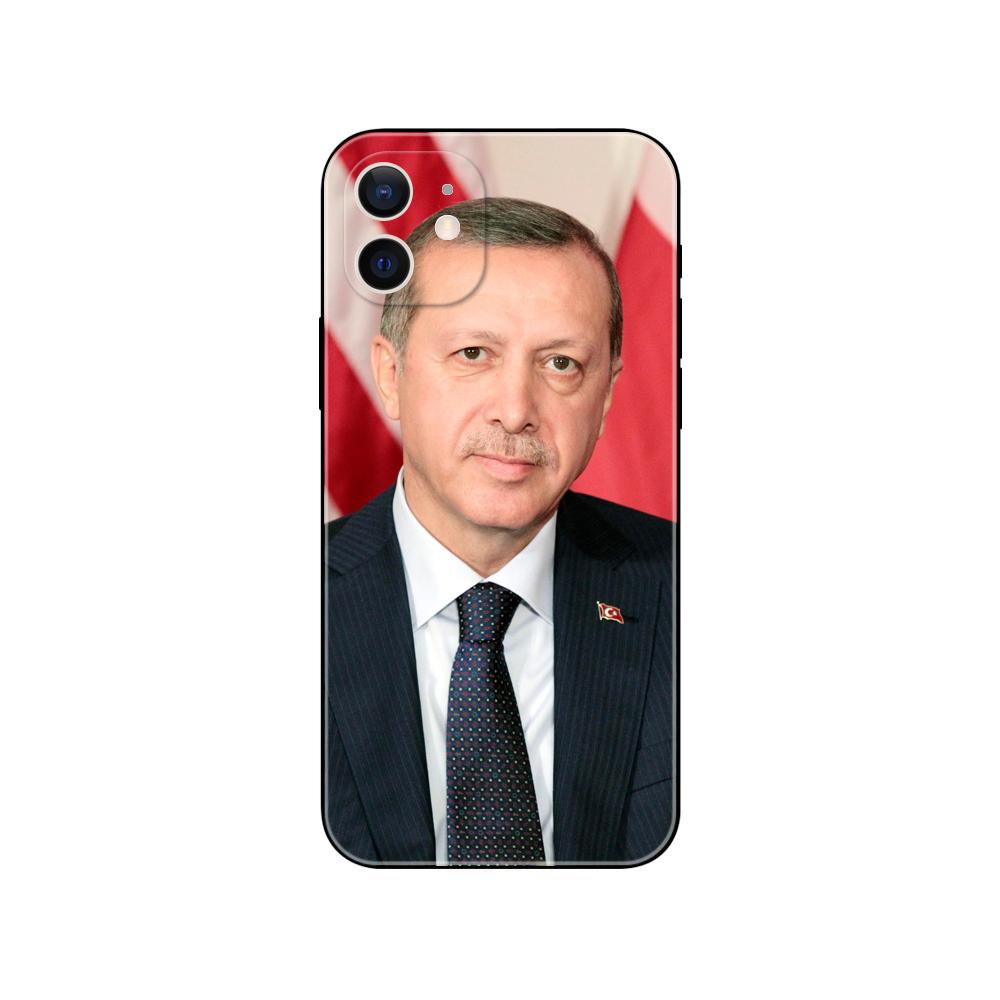 Turcja receptayyip erdogan etui na telefon dla iphone 5 5s 2020se 6 6s 7 8 plus x 10 XR XS 11 12 13 mini pro MAX czarne etui z TPU na tył