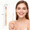 Stock and Custom Natural Kraft Box Biodegradable Bamboo Charcoal Bristle Adult Bamboo Toothbrush