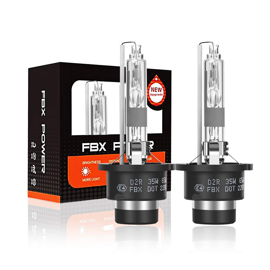 

Briteye D2R HID Headlight Bulb 35W Replacement Bulb 6500K 12V for Cars (2-pack) (D2R-6500K)