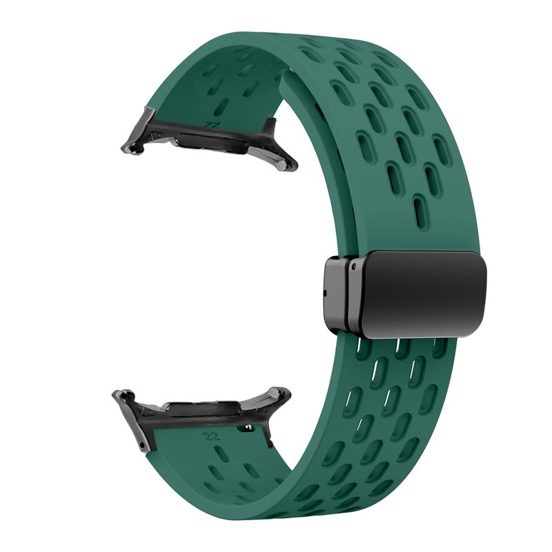 No Gaps Magnetic Buckle Silicone Strap For Samsung Galaxy Watch 8 40mm 44mm/8 Classic 46mm Bracelet Band Galaxy Ultra 2026 47mm