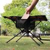 Portable Aluminium Alloy Camping Table Lightweight Outdoor Folding Garden Table with Cups Holder For Picnics Hiking BBQ