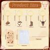 12 Sets Western Cowboy Party Favors For Guests Cowboy Boot Hat Keychain With White Organza Bags And Thank You Tags