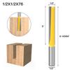 Fresa per Router per Legno di Alta Qualità con Gambo da 1/2 Pollice e Asta Lunga da 12 mm