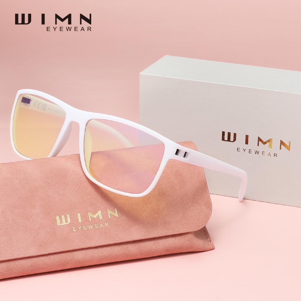 WIMN Anti-Blue Glasses Men/Women Phone Computer Blue Ray Block Eyewear Students Reading Eyeglasses Light Weight