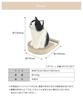 Amplimle Smartphone and Glasses Stand Wooden Desk Organizer Natural Wood Cat Nekko Fika Hachiware